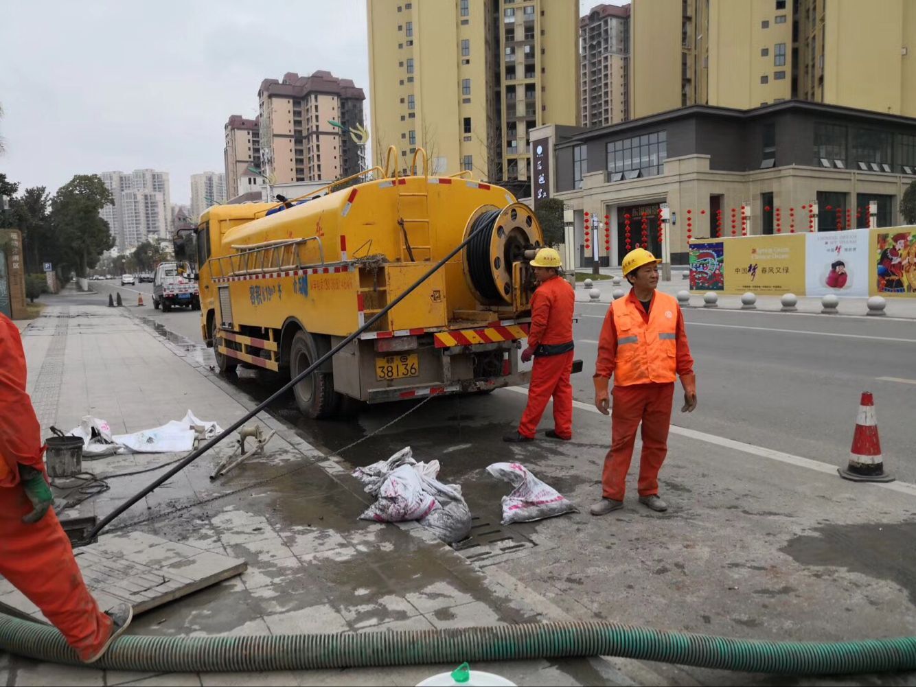 水富排污管道清淤-管道清洗
